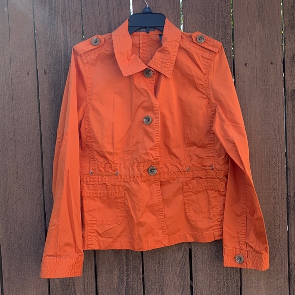 Liz Claiborne Jackets & Blazers - Liz Claiborne orange jacket large